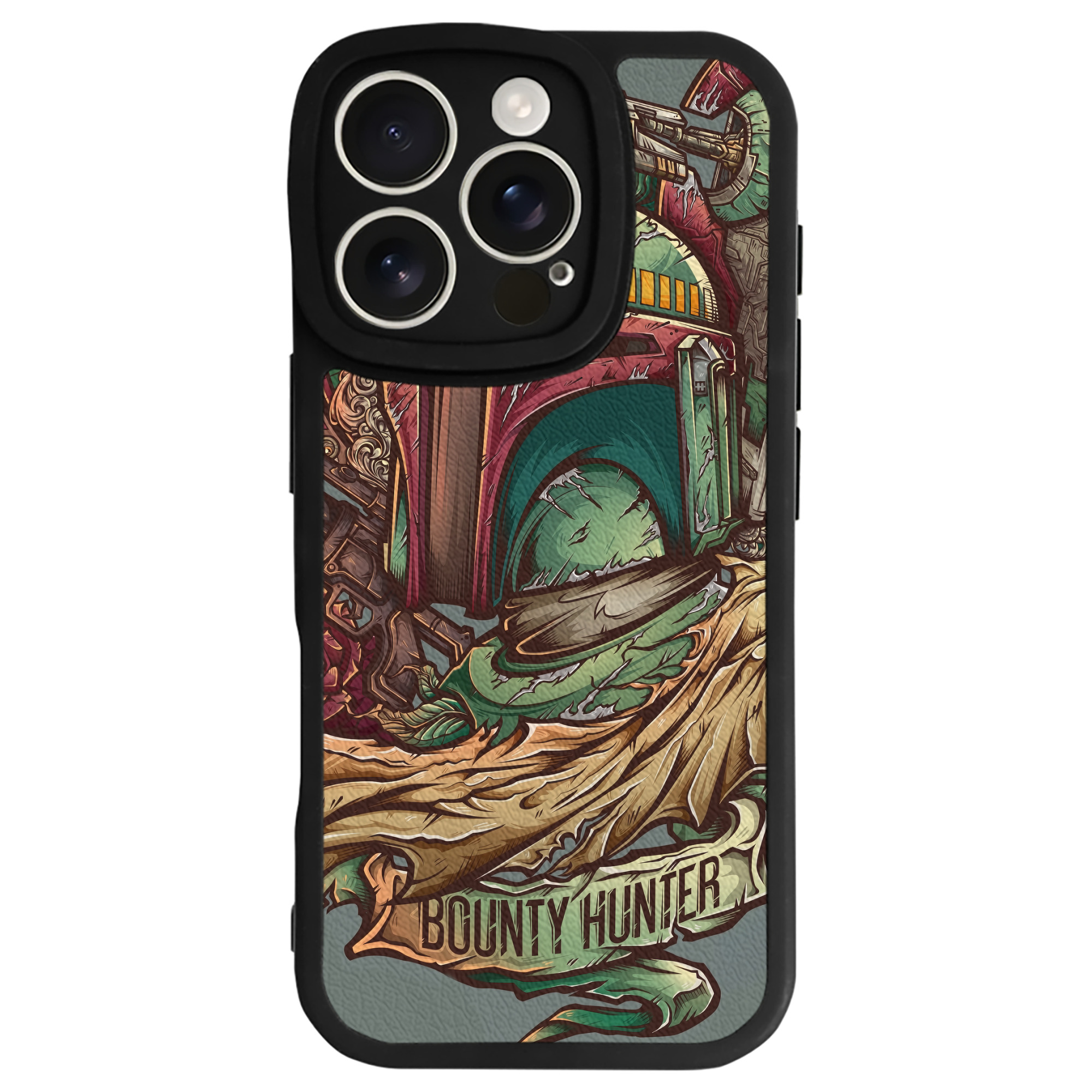 （画像用） スター・ウォーズ Star Wars 【iPhone 16シリーズ対応】シリコンスマホケース（レザー調） 材質：シリコン